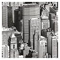 Venilia Adhesive Film, Skyscrapers Skyscrapers, Black/White, 45 cm x 1.5 m, 95μ Thickness, Self-Adhesive Furniture Film, Decorative Film, Wallpaper, Kitchen Film, Phthalate-Free, Made in EU