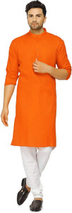 VenkateshLaxmii Men Solid Straight Kurta