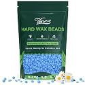 VENNCO 1lb Blue Wax Beads for Hair Removal, Hard Wax Beads Designed for Legs Arms, Face, Eyebrows, Underarm and Full Body Waxing at Home, Stripless Low Temperature Body Wax for wmomen and men