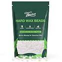VENNCO 1lb White Wax Beads for Hair Removal, Unscented Hard Wax Beads Refill for Home Waxing, Perfect for Face Brazilian Bikini Legs and Underarms, Stripless Waxing Beads for Women Men