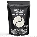 VENNCO 2.5 LB White Hard Wax Beads for Hair Removal – Unscented Stripless Wax Beads Bulk for Coarse Hair, Full Body Waxing, Bikini &amp; Brazilian Waxing, Professional Hard Wax for Home &amp; Salon Use
