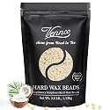 Vennco 2.5lb Cream Hard Wax Beads, Premium Coconut-Infused Hair Removal Wax for Full Body - Ideal for Brazilian, Bikini, Legs, Arms, Chest, and Back