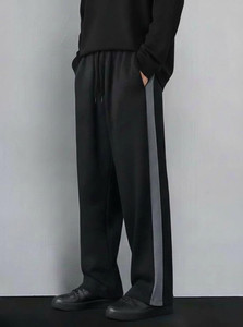 Venner Solid Men Black Track Pants