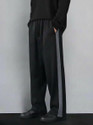 Venner Solid Men Black Track Pants
