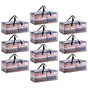 VENO Heavy Duty Moving Bags, Storage Bags, Easy Visibility, Clear, 10 Pack
