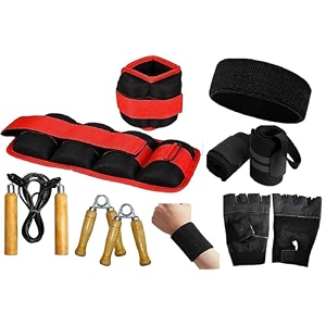 venom anklewrist weight wrist ankle workout equipment for fitnessweight lifting with accessories gym glovesskipping ropewrist bandhand gripperwrist wrap amp head band
