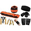 VENOM Ankle/Wrist Weight| Wrist Ankle |Workout Equipment for Fitness|Weight Lifting with Accessories (Gym Gloves,Skipping Rope,Wrist Band,Hand Gripper,Wrist Wrap &amp; Head Band)