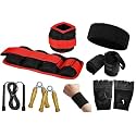 VENOM Ankle/Wrist Weight| Wrist Ankle |Workout Equipment for Fitness|Weight Lifting with Accessories (Gym Gloves,Skipping Rope,Wrist Band,Hand Gripper,Wrist Wrap & Head Band)