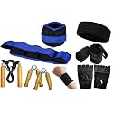 VENOM Ankle/Wrist Weight| Wrist Ankle |Workout Equipment for Fitness|Weight Lifting with Accessories (Gym Gloves,Skipping Rope,Wrist Band,Hand Gripper,Wrist Wrap &amp; Head Band)