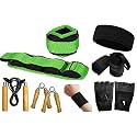 VENOM Ankle/Wrist Weight| Wrist Ankle |Workout Equipment for Fitness|Weight Lifting with Accessories (Gym Gloves,Skipping Rope,Wrist Band,Hand Gripper,Wrist Wrap &amp; Head Band)