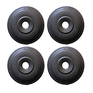 venom pvc weight plates filled with concrete vinyl standard weights plates set for weight lifting dumbbell bars strength training home gym fitness workout