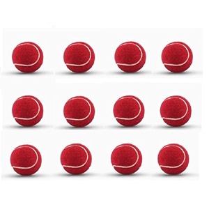 venom soft cricket solid tennis balls practice training for all age group recommended for indooroutdoor street amp beach cricket pack of twelve color  red