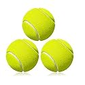 VENOM Soft Cricket Tennis Balls Practice, Training for All Age Group, Recommended for Indoor/Outdoor Street &amp; Beach Cricket (Pack of Three) (Color : Green)