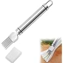 The Stainless Steel Chopped Green Onion Knife is a Useful Kitchen Tool for Slicing and Chopping Vegetables at Home, Restaurant, and Hotel Use. (1 pc, Silver)
