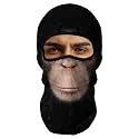 Venswell 3D Balaclava Ski Mask Cool Skull Animal Full Face Mask Cycling/Motorcycle/Halloween Ht-Orangutan 1