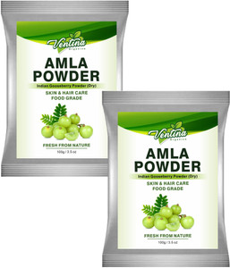 ventina organics amla indian gooseberry powder for eating and hair growth 200 g
