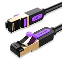 VENTION Cat 7 Ethernet Cable 6.6FT Lan Cable High Speed 10Gbps 600Mhz/s Rj45 Network Lan Cable Gold-Plated Short Ethernet Cable for PC, PS5/4, Xbox, Router, Modem etc