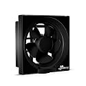 Vento Deluxe HS 150mm Exhaust Fan For Kitchen, Bathroom with Strong Air Suction, Rust-Proof, Anti-Dust Shutters (White) | 3 Year Warranty (Black)