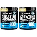 Venture Pal 100% Pure Micronized Creatine Monohydrate Powder, Unflavored Creatine for Women & Men, Vegan, Keto, Gluten Free, 5 g (5000mg) per Serving, Creatina Monohidratada en Polvo (Pack of 2)