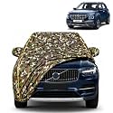 Venue 100% Waterproof Car Cover | Dustproof Sun Protection Cover | Soft Cotton Lining | Triple Stitched | Mirror Pocket | Antenna Pocket | All Weather Body Cover (Army)