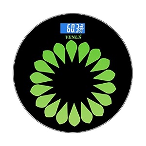 venus made in india electronic digital personal bathroom health body weight machine for body weightweighing scale battery included black amp green round