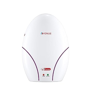 venus lava instant 3l30 3-litre instant water heater for bathroom  100 pure copper tank and copper heating element  isi marked with 10 years guarantee on inner tank white