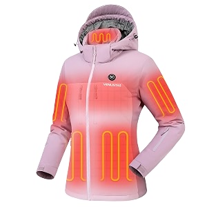 Venustas 12V Womens Heated Softshell Jacket with
