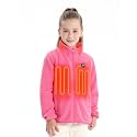 Venustas Kids Heated Fleece Jacket with Battery, Boys Girls Youth Electric Heated Coat for Winter