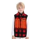 Venustas Kids Heated Fleece Vest with Battery, Warmer Youth Electric Vest for Boys Girls