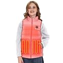 Venustas Kids Heated Vest with Battery Pack, Girls Lightweight Electric Heated Vest
