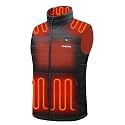 Venustas Men's Heated Vest with Battery, Up to 20 Hours of Warmth