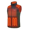 Venustas Men's Heated Vest with Battery, Up to 20 Hours of Warmth