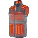Venustas Men's Heated Vest with Battery, Up to 20 Hours of Warmth