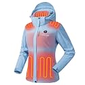 Venustas Women's Waterproof Heated Jacket with Battery &amp; Detachable Hood