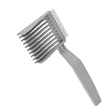 Venzina Fade Comb Dual Tooth for Barber Hair Styling Heat Resistant Grey