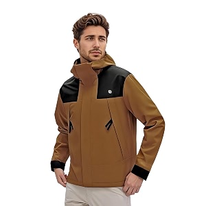 venzina men39s waterproof rain jacket-lightweight windbreaker with color block design breathable for urban outdoor daily commuting i fashion unisex couple jacket