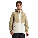 Venzina® Men's Waterproof Rain Jacket-Lightweight Windbreaker with Color Block Design, Breathable for Urban Outdoor, Daily Commuting I Fashion Unisex Couple Jacket
