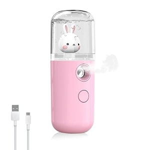 venzina mini nano mist sprayer for face 30ml usb rechargeable bunny