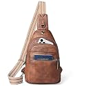 Venzina® Sling Bag for Men Waterproof Nylon Cross body Bag Multi Pocket Shoulder Bag Fashion Side Bag with Handle &amp; Adjustable Strap, Convenient Chest Bag for Commuting, Travel
