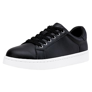 Vepose Womens Lace-Up Walking Sneakers Casual Low