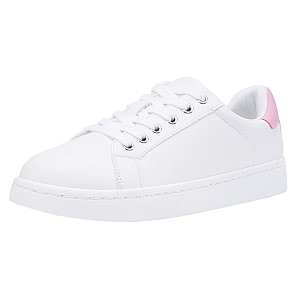 Vepose Womens Lace-Up Walking Sneakers Casual Low