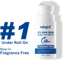 veqix Underarm Roll On Fragrance Free | Long-Lasting Odour Protection Deodorant Roll-on  -  For Women