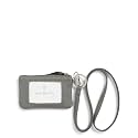 Vera Bradley Women's Cotton Zip ID Case and Lanyard Combo