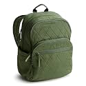 Vera Bradley Women's Performance Twill Large Bancroft Backpack, Bronze Green, One Size