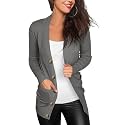 VERABENDI Women's Lightweight Cardigan Sweater Snap Button Front