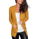 VERABENDI Women's Lightweight Cardigan Sweater Snap Button Front
