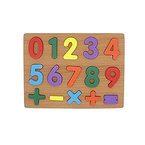 verat 0 to 9 wooden shape puzzles toddler learning puzzle toys letter and number shape puzzles preschool learning block puzzle toys for boys and girls gifts 3