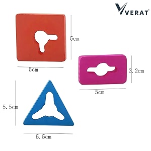 verat 4 shape wooden sorting amp stacking toy shape sorter toys for toddlers montessori color recognition stacker early educational block puzzles for kids 1 2 3 years old boys and girls