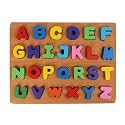VERAT Alphabet Wooden Puzzles for Toddlers | ABC Shape Puzzle Toy for Kids | Preschool Learning Activities | Educational Gift for Boys &amp; Girls Ages 2-4