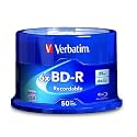 Verbatim BD-R 25 GB 6X with Branded Surface, 50-Disc Spindle 98397 by Verbatim